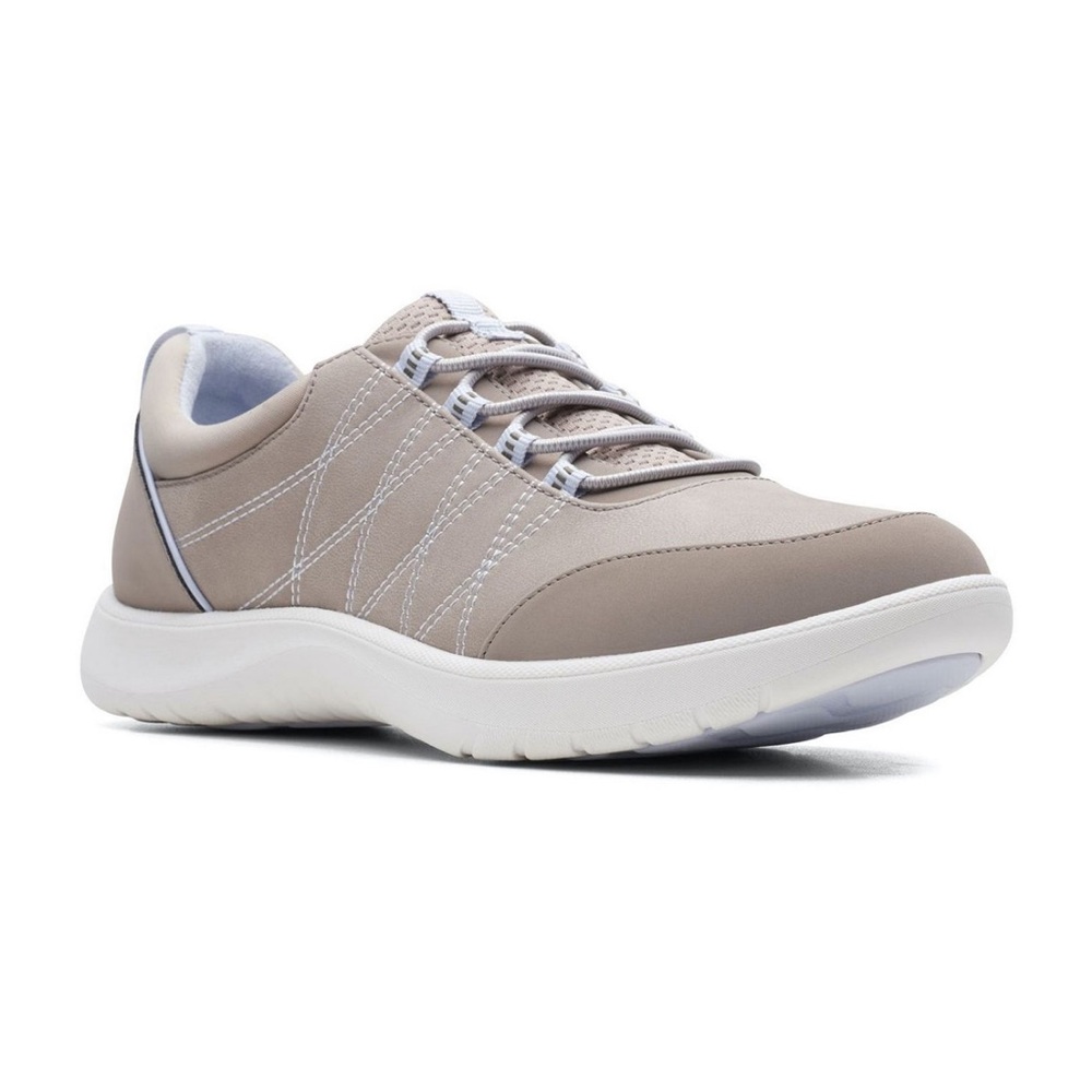 Clarks‎ Womens Adella Holly Gray Walking Shoes Size 8.5 A42